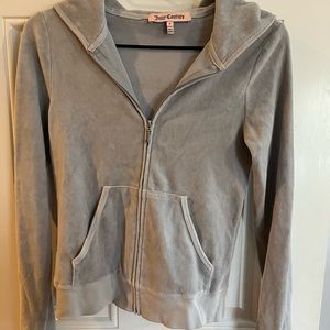 Original Juicy Couture Zip Up Logo Velour Jacket